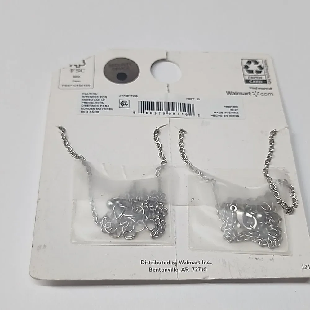 Wonder Nation Rainbow Unicorn Necklace Set BFF Necklaces